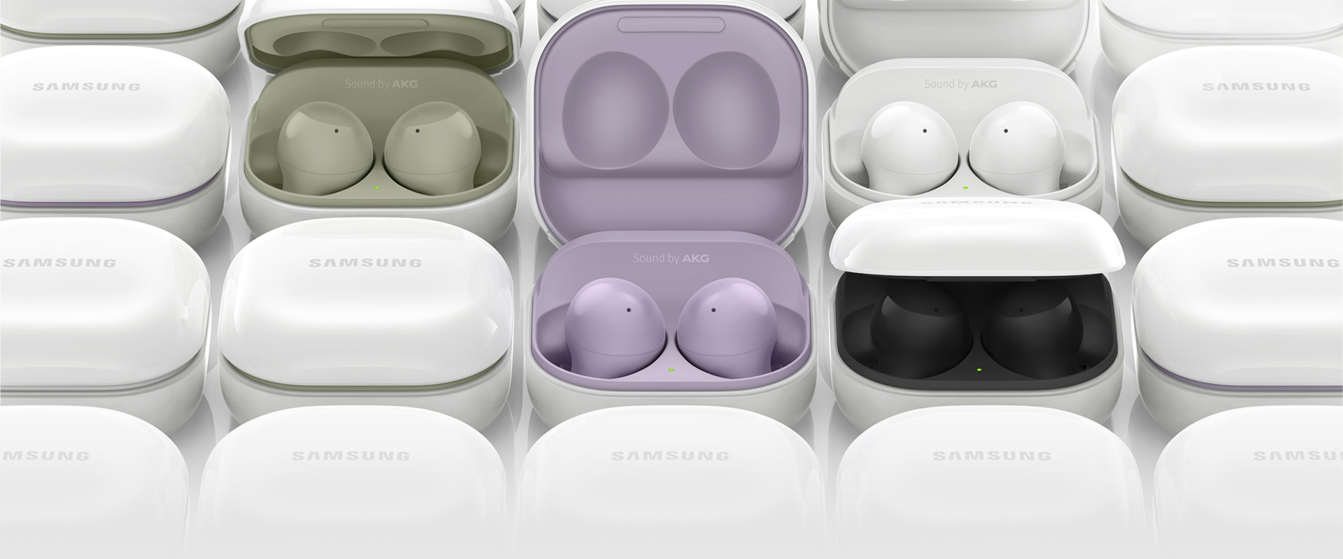 Pilihan warna Galaxy Buds 2